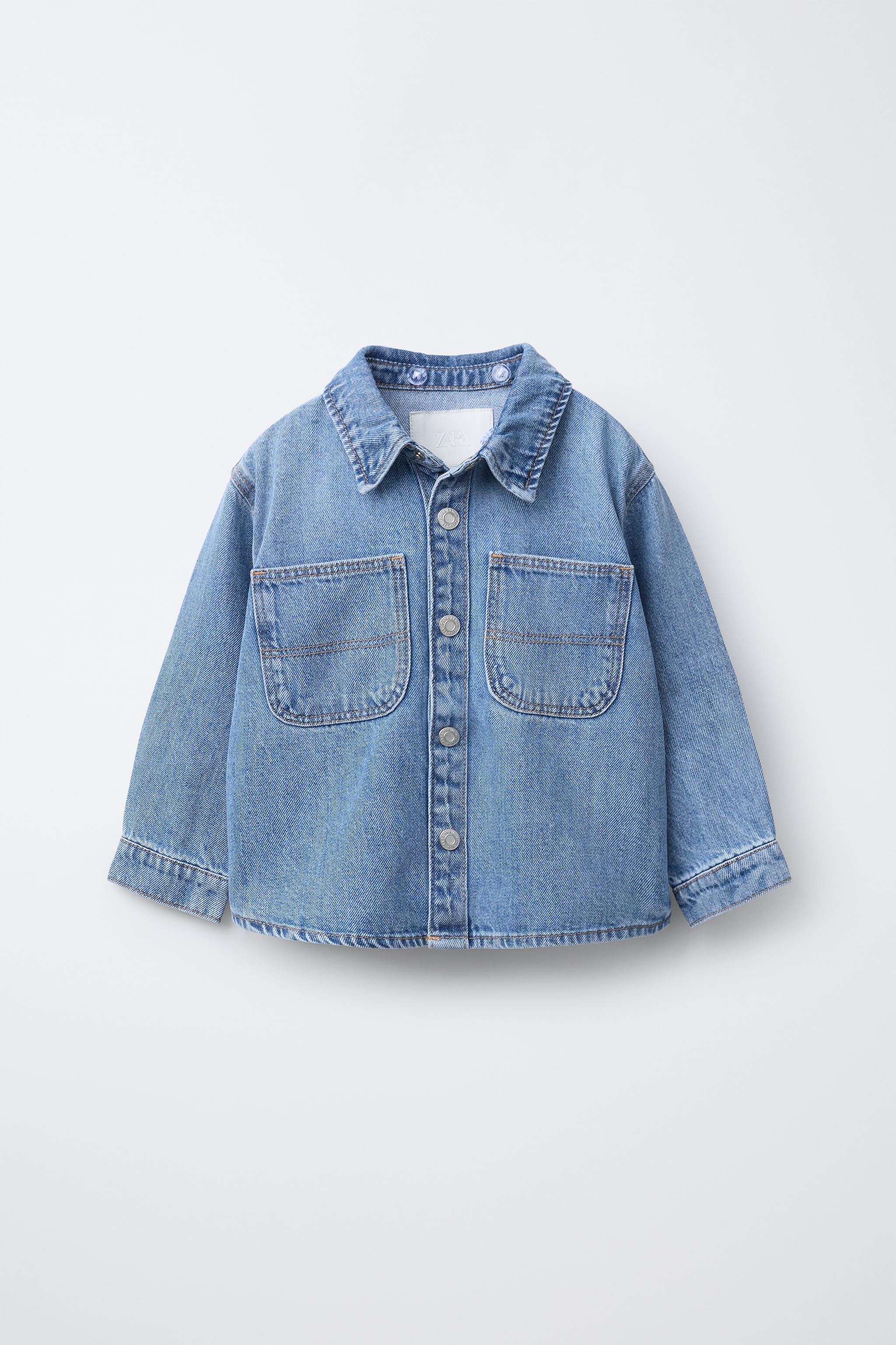 REMOVABLE HOOD DENIM OVERSHIRT